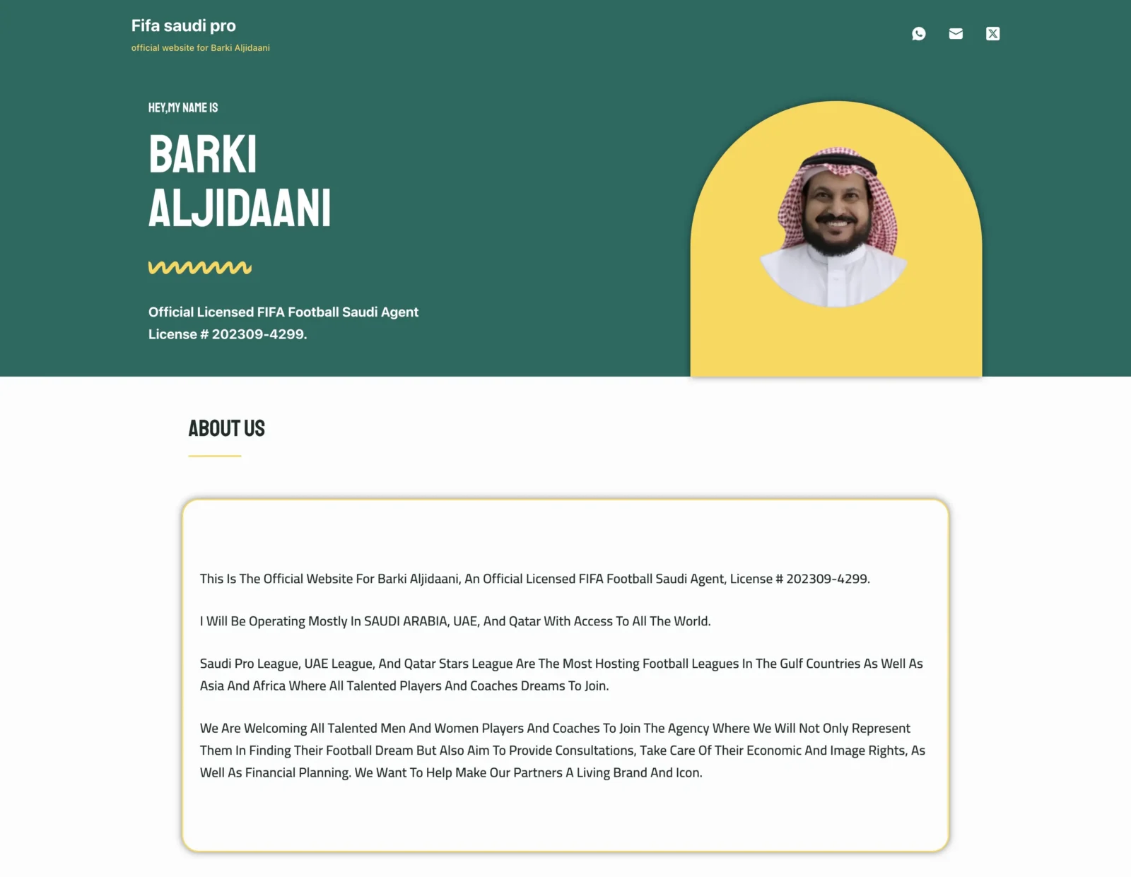 Fifa Saudi Pro Portfolio