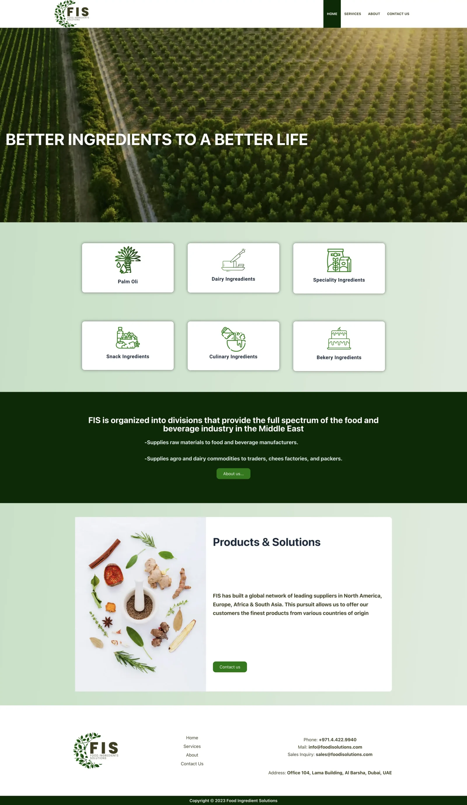 Food I Solutions Company